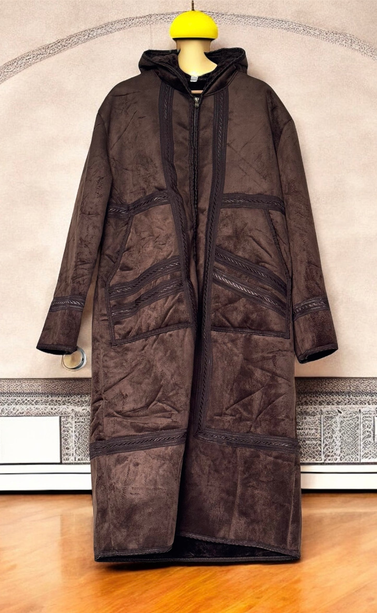 Farwa Hooded Thobe Coat/Jellaba